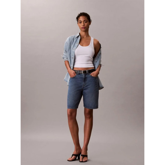 Calvin Klein Γυναικεία βερμούδα Denim Bermuda Shorts